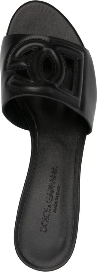 Dolce & Gabbana Dg Logo Leather Sandals - Image 2
