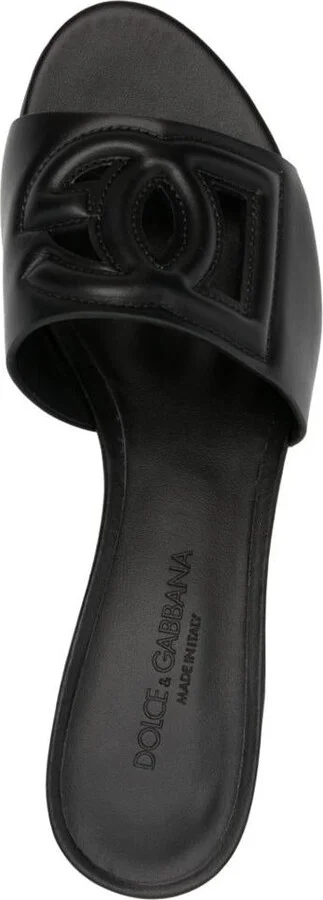 Dolce & Gabbana Dg Logo Leather Sandals - Image 2