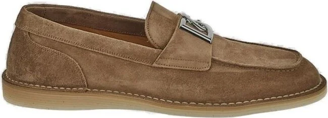 Dolce & Gabbana DG Logo Plaque Loafers