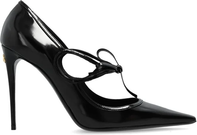 Dolce & Gabbana DG Logo Plaque Pointed Toe Pumps