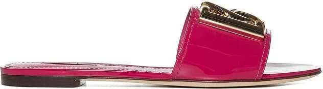 Dolce & Gabbana DG Logo Plaque Sandals