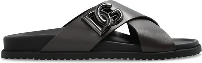 Dolce & Gabbana DG Logo Plaque Sandals