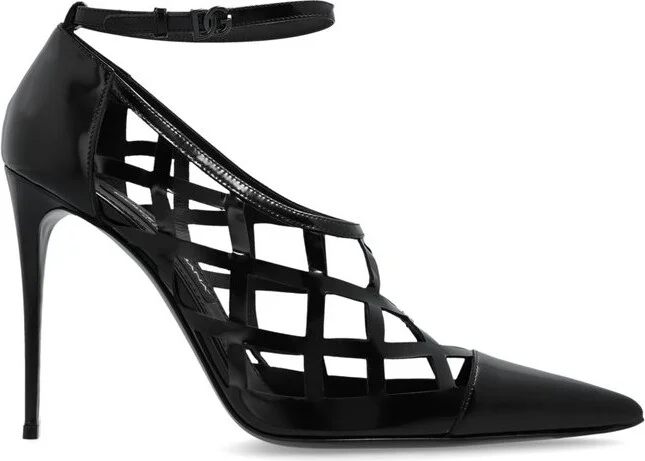 Dolce & Gabbana DG Logo Polished Pumps