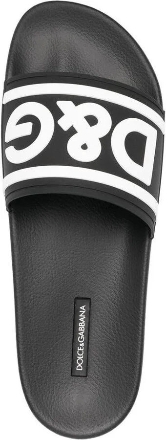 Dolce & Gabbana Dg Logo Pool Slides - Image 4