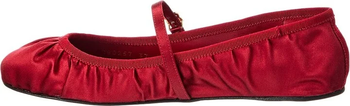 Dolce & Gabbana Dg Logo Satin Flat - Image 2