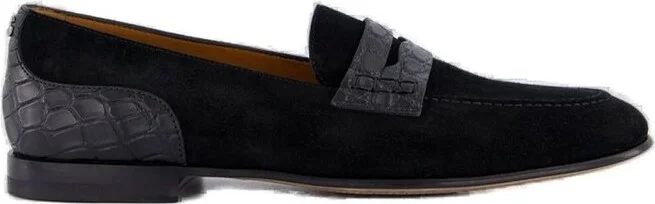 Dolce & Gabbana DG Plaque Panelled Loafers