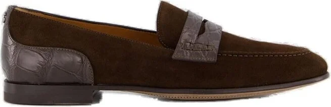 Dolce & Gabbana DG Plaque Panelled Loafers