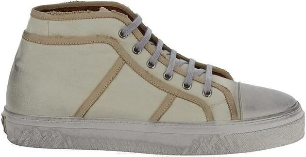 Dolce & Gabbana Distressed Lace-Up Sneakers