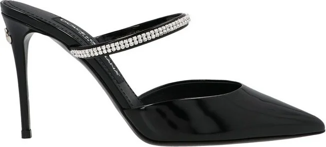 Dolce & Gabbana Embellished Pointed Toe Mules