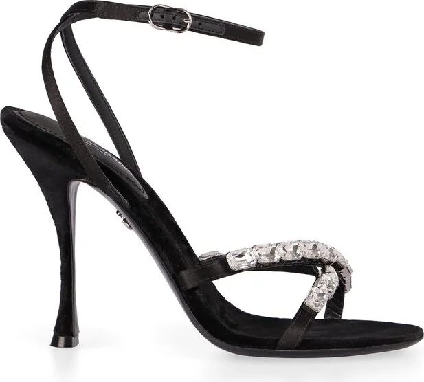 Dolce & Gabbana Embellished Satin Sandals