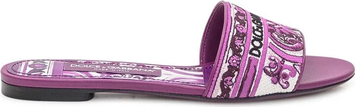 Dolce & Gabbana Flat Slipper Embroidery