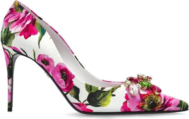 Dolce & Gabbana Floral Printed Pumps