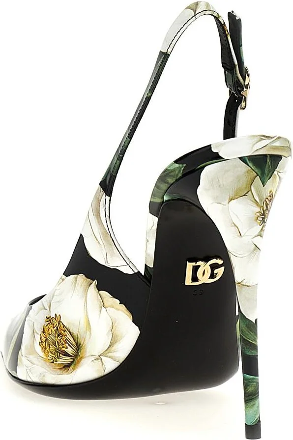 Dolce & Gabbana Floral Slingback - Image 3