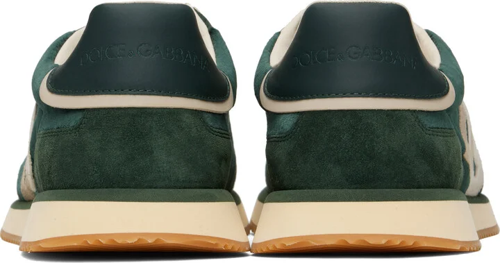 Dolce&Gabbana Green 'DG' Cushion Sneakers - Image 2