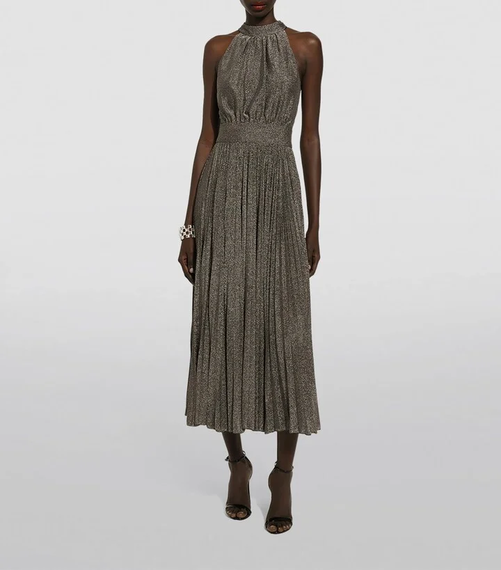 Dolce & Gabbana Halterneck Midi Dress - Image 2