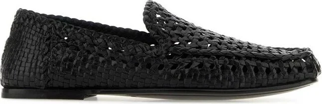 Dolce & Gabbana Hand-Woven Driver Loafers