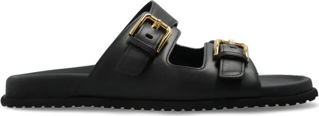 Dolce & Gabbana Hawaii Logo Buckle Sandals