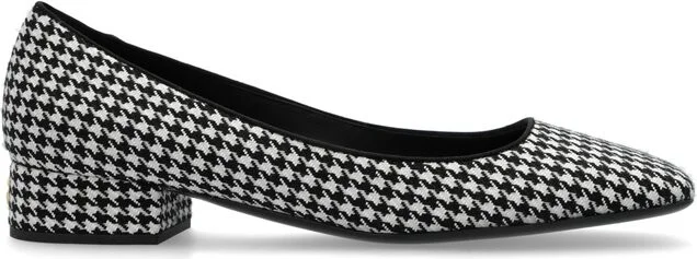 Dolce & Gabbana Houndstooth Square-Toe Pumps