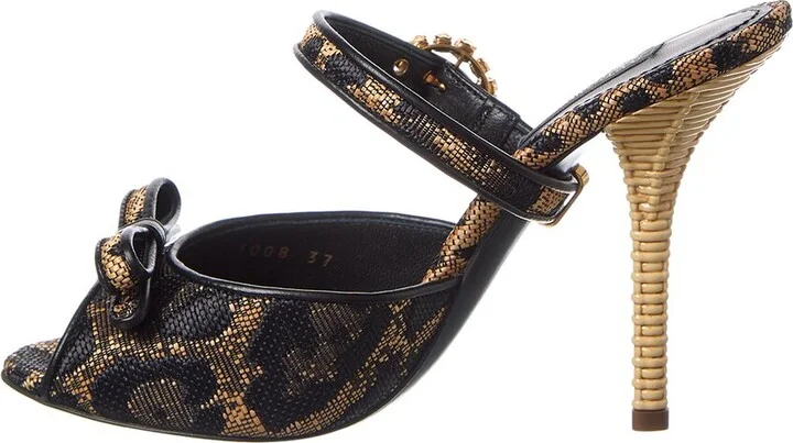 Dolce & Gabbana Jacquard Mule - Image 2