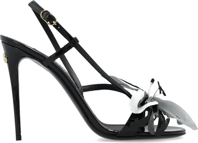 Dolce & Gabbana Keira Floral Embellished Sandals