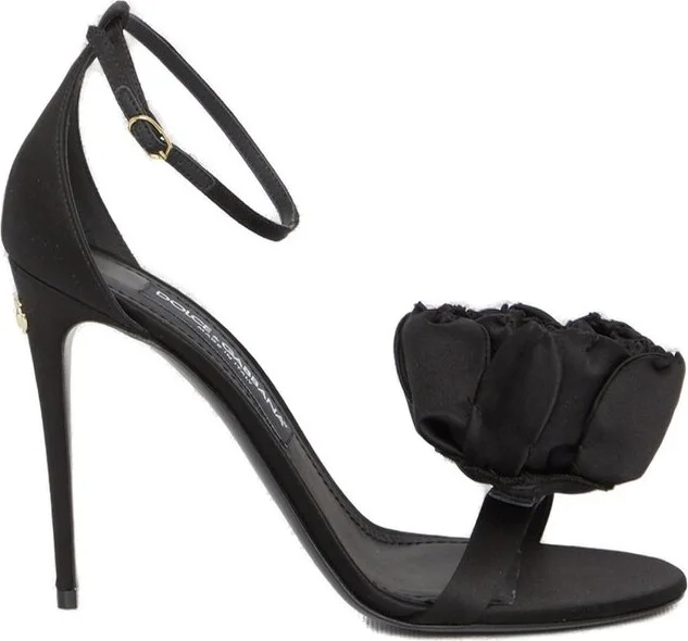 Dolce & Gabbana Keira Flower Detailed Sandals