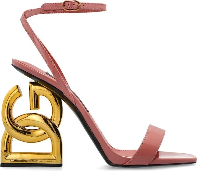 Dolce & Gabbana Keira Logo Heel Sandals