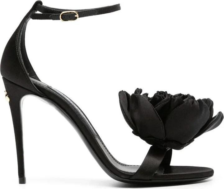 Dolce & Gabbana Keira Satin Heel Sandals