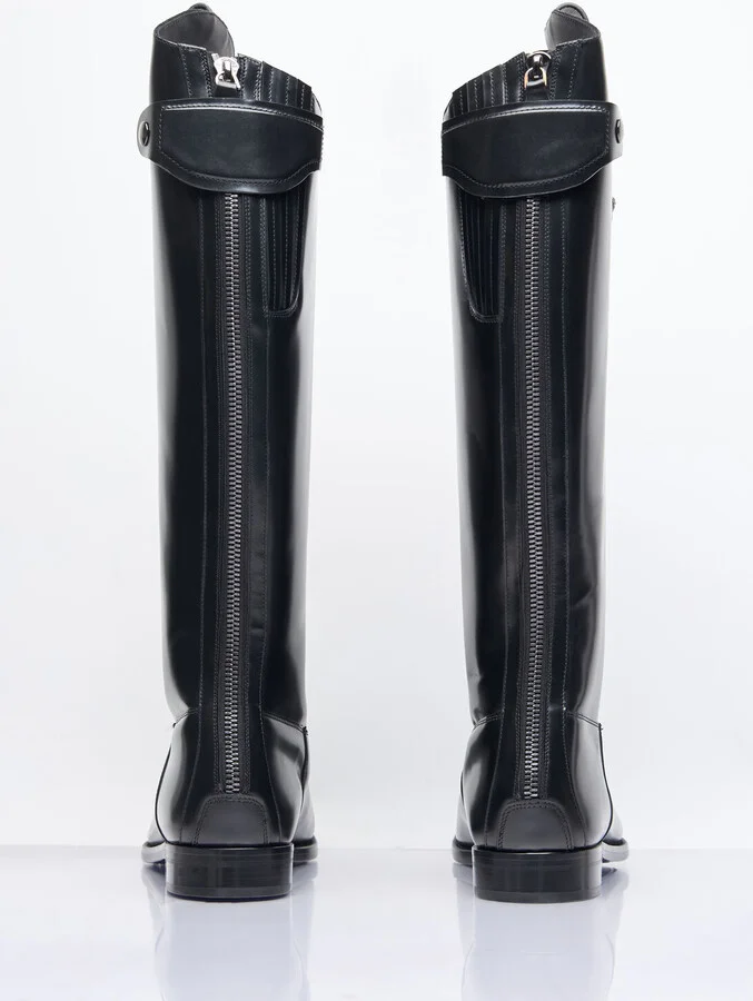 Dolce & Gabbana Knee-high Leather Boots - Man Boots Black Eu - 41 - Image 5