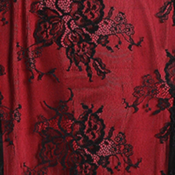 Dolce & Gabbana Lace Contrast Midi Dress - Image 6