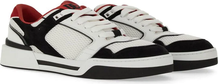 Dolce & Gabbana Leather And Mesh Sneaker - Image 2