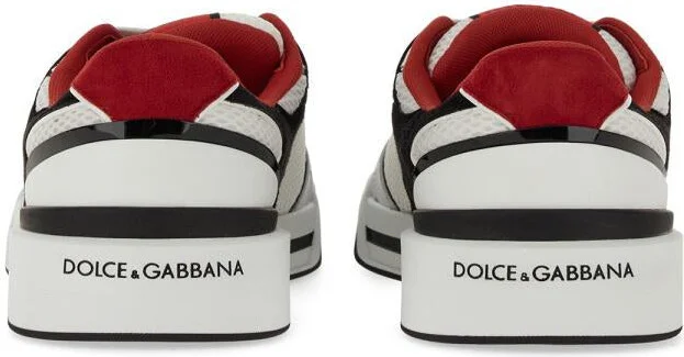Dolce & Gabbana Leather And Mesh Sneaker - Image 3