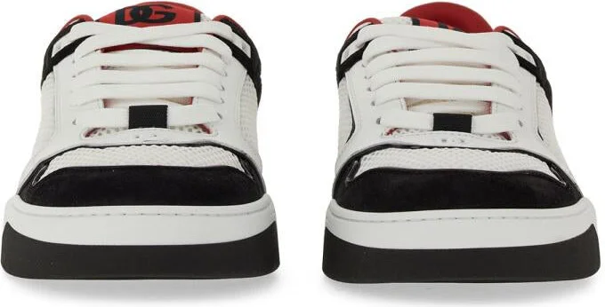 Dolce & Gabbana Leather And Mesh Sneaker - Image 4