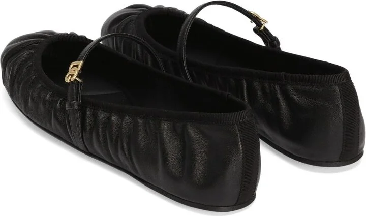 Dolce & Gabbana Leather Ballet Flats - Image 2