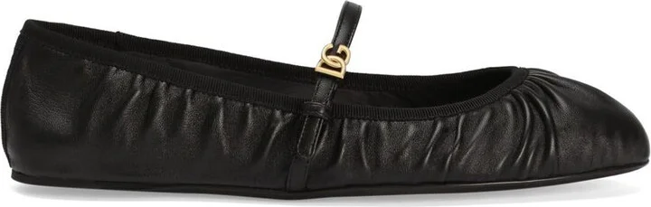 Dolce & Gabbana Leather Ballet Flats