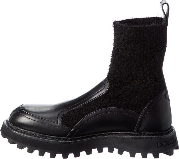 Dolce & Gabbana Leather Boot - Image 2