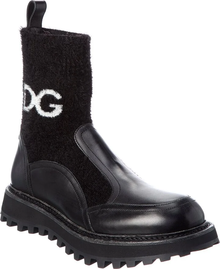 Dolce & Gabbana Leather Boot