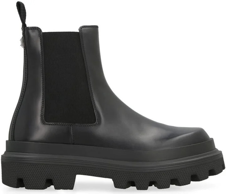 Dolce & Gabbana Leather Chelsea Boots