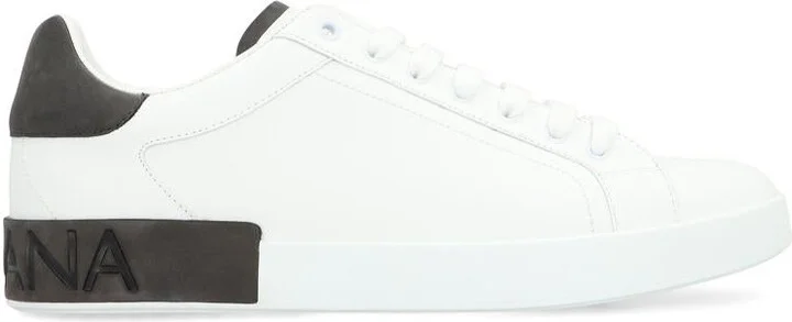 Dolce & Gabbana Leather Low-Top Sneakers