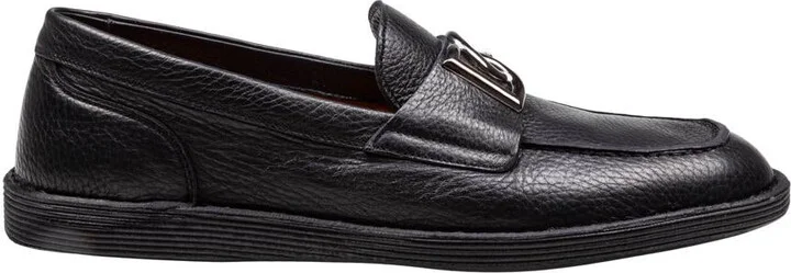 Dolce & Gabbana Leather Moccasin From The New Florio Line