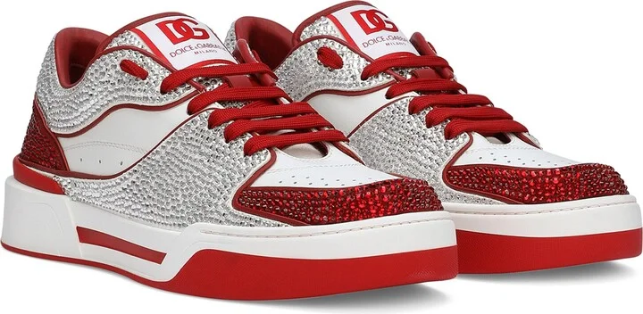 Dolce & Gabbana Leather New Roma Sneakers - Image 3