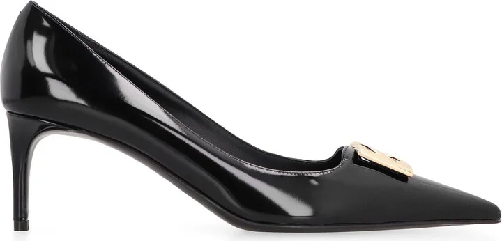 Dolce & Gabbana Leather Pointy-Toe Pumps - Image 2