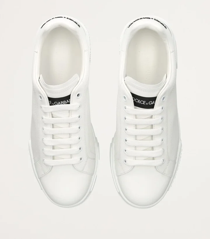 Dolce & Gabbana Leather Portofino Sneakers - Image 4