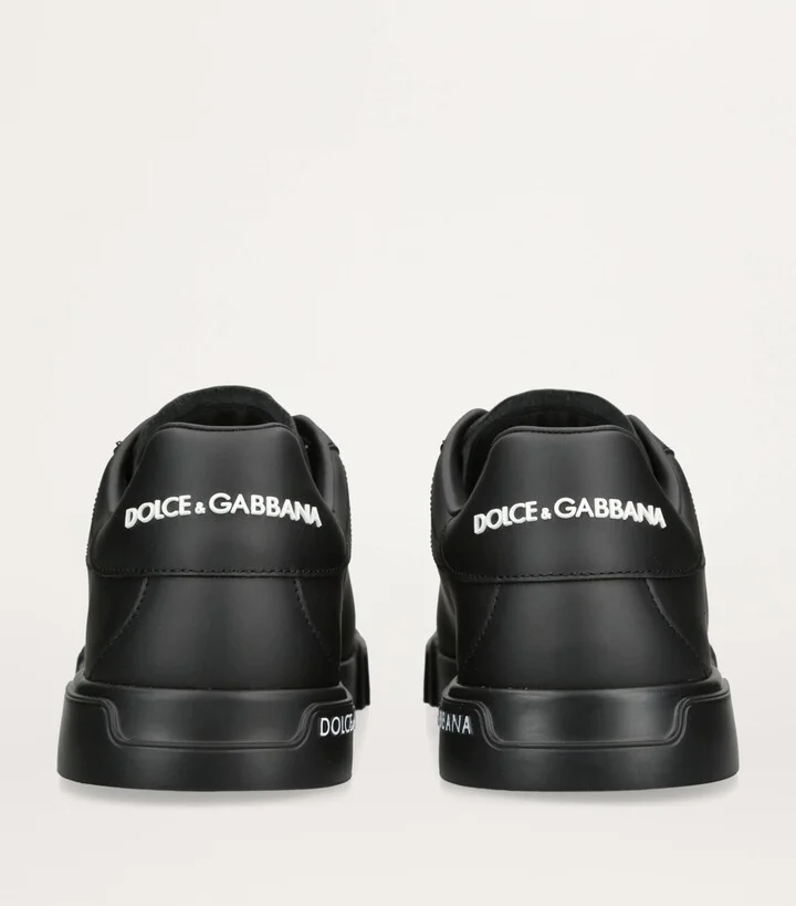 Dolce & Gabbana Leather Portofino Sneakers - Image 2