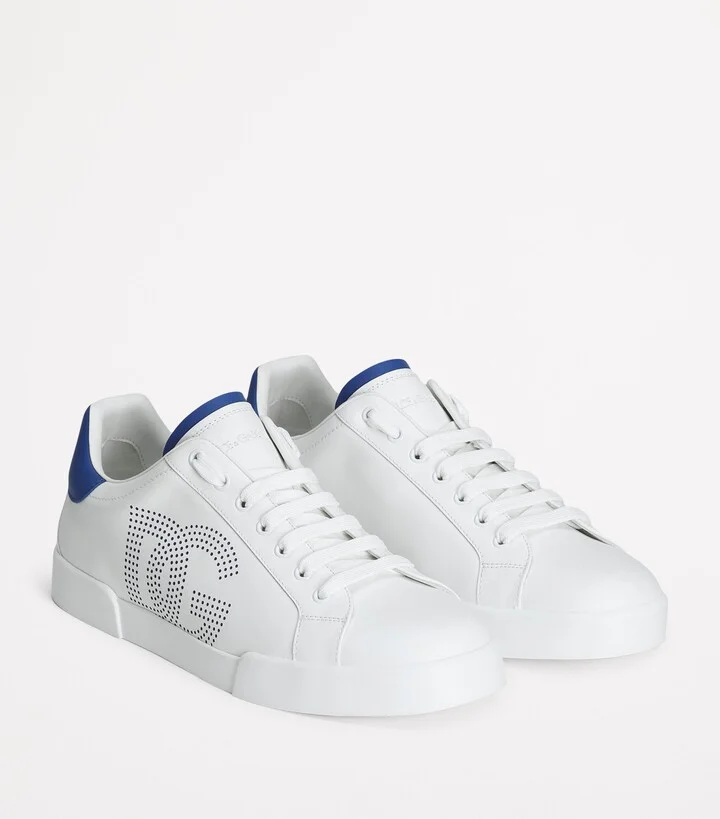 Dolce & Gabbana Leather Portofino Sneakers - Image 4