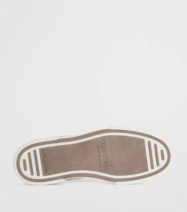 Dolce & Gabbana Leather Portofino Sneakers - Image 2
