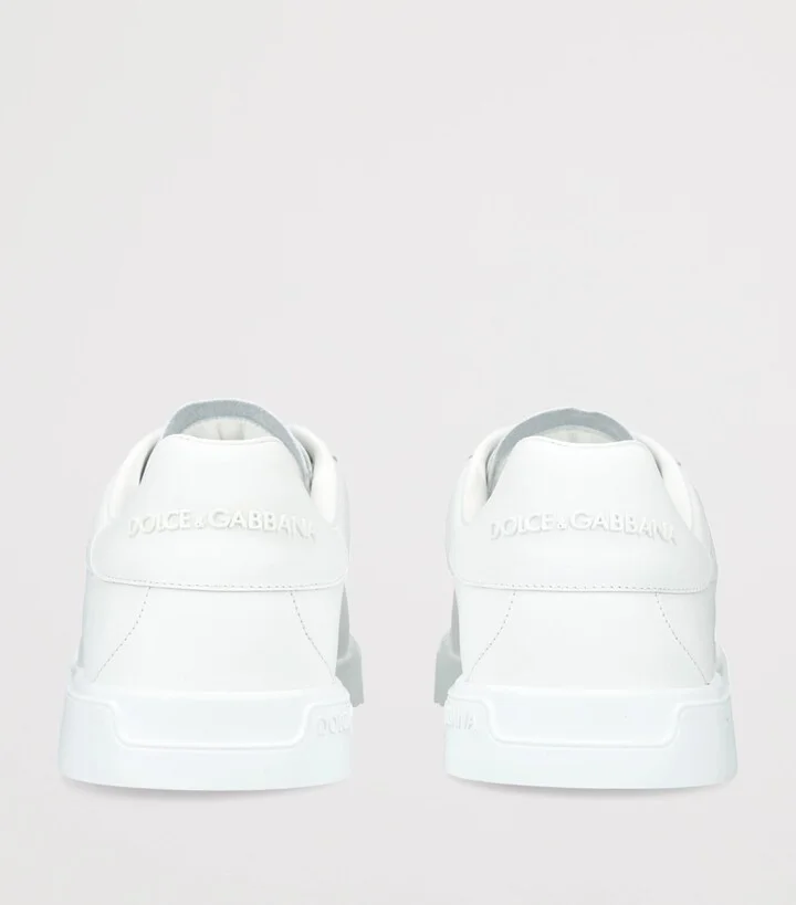 Dolce & Gabbana Leather Portofino Sneakers - Image 2
