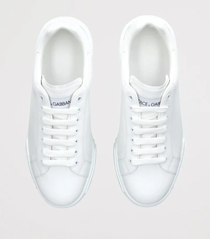 Dolce & Gabbana Leather Portofino Sneakers - Image 4