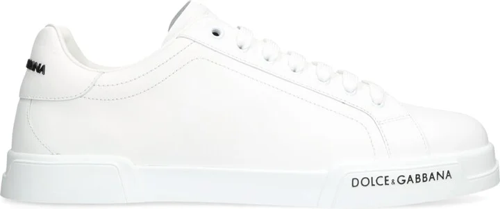 Dolce & Gabbana Leather Portofino Sneakers