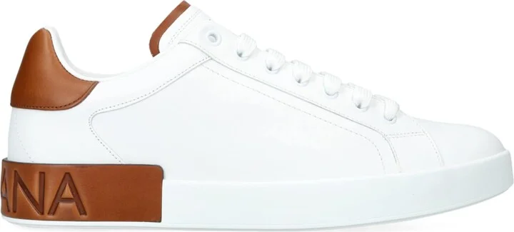 Dolce & Gabbana Leather Portofino Sneakers