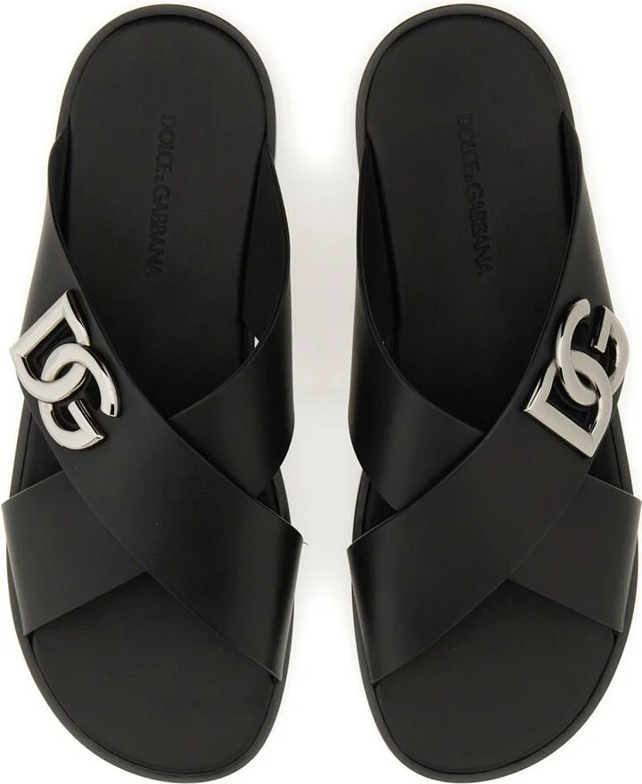 Dolce & Gabbana Leather Sandal - Image 5